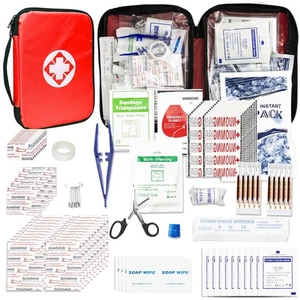 Travel-First Aid-Kit Car-Home 300PCS Survival-Kit Outdoor-Adventure - Small P... - Picture 1 of 7