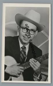 RPPC Buck Benson Show Gitarre Country Musik Radio LIBANON PA Echtfoto Postkarte - Bild 1 von 2