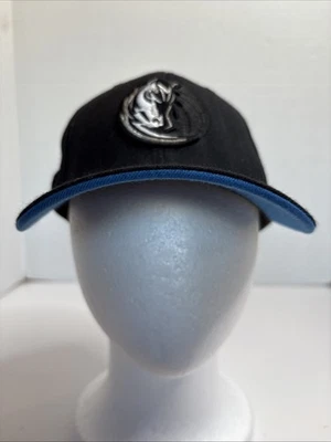 Gorra ajustada vintage Reebok Dallas Mavericks negra/blanca talla 7 1/4 baloncesto Foto 1 de 4