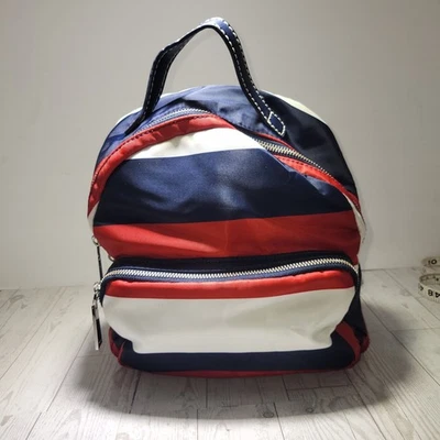 Tommy Hilfiger Mujer Julia Mochila Rugby Nylon Azul Marino/Blanco/Rojo Talla Única Foto 1 de 4