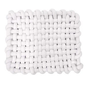 Knotted Braided Plush Mat, Baby Infant Newborn Sleeping Tummy Time Playing Nu... - Picture 1 of 8