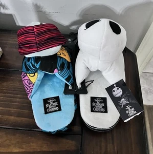 Nightmare Before Christmas Womens Slip On Slippers Size 5/6 Jack Skellington - Picture 1 of 5