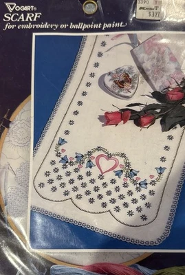 Nueva bufanda provincial francesa Vogart vintage para bordar o pintar Foto 1 de 4