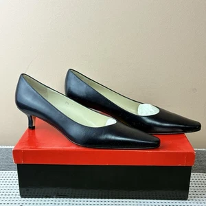 Scarpe Talbots donna Decker nuove con tacco blu navy taglia 7,5 M nuove con scatola - Foto 1 di 7