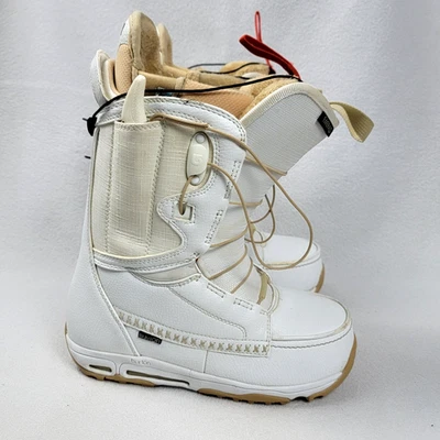 Burton Emerald Snowboard Boots Women's Size 6 White Imprint 2 Speed Zone Laces - Image 1 of 4
