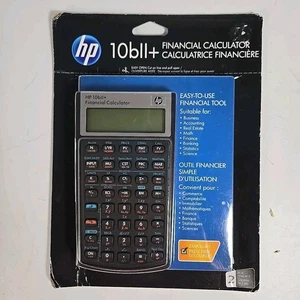 NEU HP 10bII+ Plus Finanzrechner Hewlett Packard 10bll Neu im Paket - Bild 1 von 2