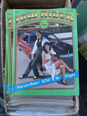 Low Rider Magazine March 1981 Teen Angel Chicano Latin Aztlan Centerfold Cruisin Foto 1 de 4