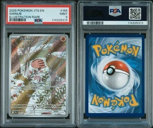 2025 Swinub 165/159 Pokemon Journey Together Illustration Rare PSA 9 - Bild 1 von 1