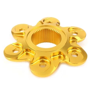 Kettenrad-Flanschabdeckung 6-Loch Ritzel für Ducati CNC Billet Aluminium Gold - Bild 1 von 3