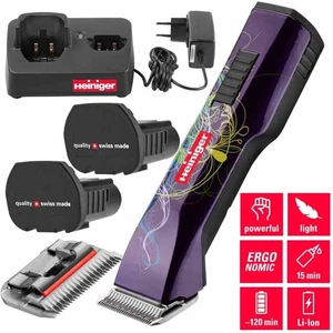 Set en oferta, Cortapelos Heiniger Saphir Style con cuchilla Size 10 y 2 batería - Imagen 1 de 5