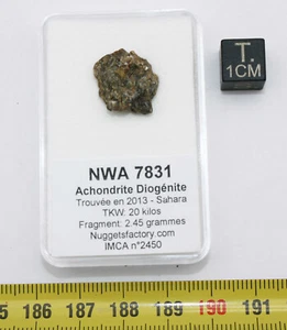 Fragment de météorite NWA 7831 - Diogénite (NWA - 2.45 grammes - 011**) - Imagen 1 de 13