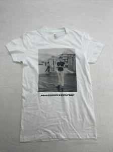 Kids White T-Shirt BRUCE SPRINGSTEEN The River Tour 2016 GIRL BOY Size M NWOT - Picture 1 of 6