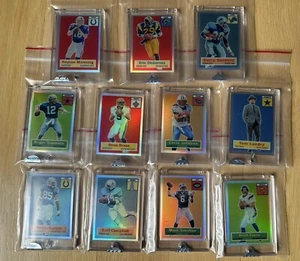 2010 eTopps 1956 Tribute Set (11 Cards) Manning, Landry, Brees, Favre, Sanders, - Picture 1 of 2