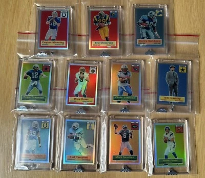 2010 eTopps 1956 Tribute Set (11 Cards) Manning, Landry, Brees, Favre, Sanders, - Image 1 of 2
