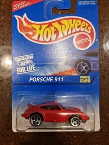 Porsche Carrera 911 1996 #590 Hot Wheels *SÚPER RARO EXCLUSIVO* *LLANTAS DE 5 PUNTOS* - Imagen 1 de 2