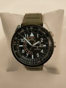 Men's Citizen Promaster Nighthawk Eco-Drive Pilot Watch BJ7138-04E - Picture 1 of 10