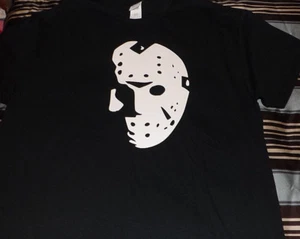 Jason Voorhees Mask T-shirt - Large design - Awesome!Friday the 13th - Picture 1 of 1