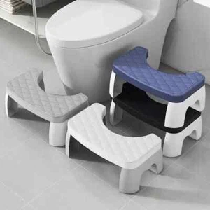 Non-slip Toilet Step Stool Squatty-Potty Bathroom Squat Chairs Furniture - Picture 1 of 14