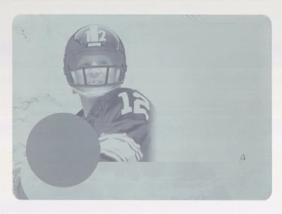 TERRY BRADSHAW 2017 LEAF Q PRINTING PLATE 1/1 PITTSBURGH STEELERS HOF - Image 1 of 2