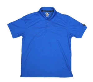 Polo informal Ogio para hombre azul índigo manga corta rendimiento en blanco L - Imagen 1 de 7