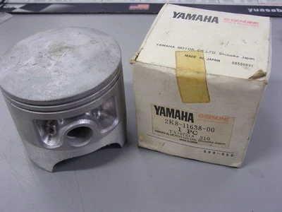 NOS 雅马哈活塞 1.00 4 号 O/S 86 毫米 1976 IT400 1976 - 1978 YZ400 2K8-11638-00 — 第 1/4 张图片