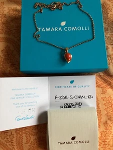Tamara Comolli Pendant Anhänger Double Drop S Koralle -UNIKAT !!!- 18 K Rosegold - Bild 1 von 6