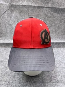 Avengers Marvel Hat Cap Fitted Youth Gray One Size Red Polyester Heroes - Picture 1 of 13
