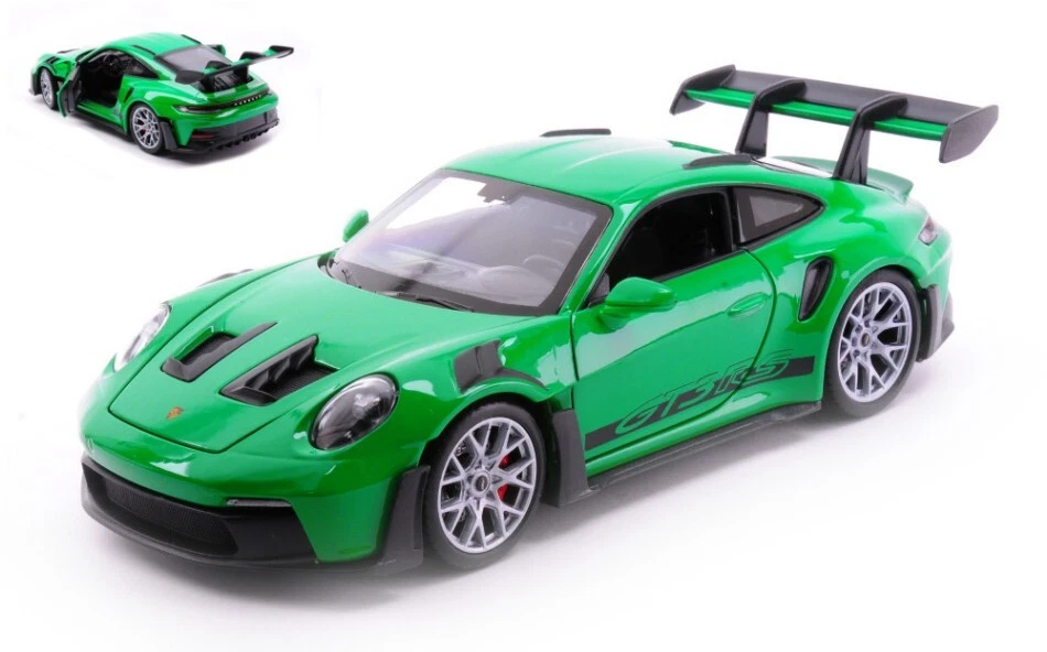 Modellino auto scala 1:24 PORSCHE 911 992 GT3 RS diecast modellismo statico - Immagine 1 di 1