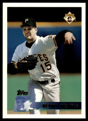 1996 Topps #421 Denny Neagle Pittsburgh Pirates - Image 1 of 2