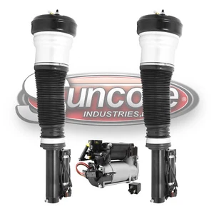 00-06 Mercedes S430 Front Airmatic Suspension Air Struts Pair & Compressor W220 - Picture 1 of 1