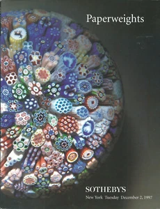 SOTHEBY'S PAPERWEIGHTS Clichu Baccarat St Louis Auction Catalog 1997 - Picture 1 of 1