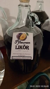 10 Liter Kanister süßer fruchtiger Pflaumenlikör, Likör, Spirituose, 25% 10Ltr - Bild 1 von 4