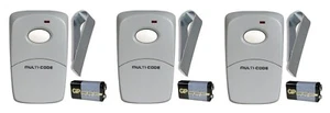 420001 Comp Multi-Code Gate/Garage Remote 3089 308911 300MHz 10 Switch 3-PACK - Picture 1 of 1