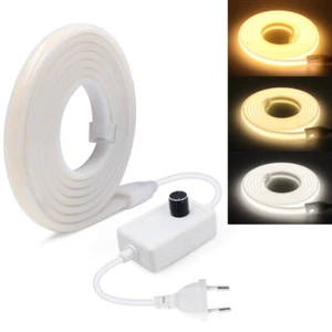 230V Neon COB LED Streifen Leiste Band Stripe Lichterkette Lichtschlauch Dimmbar - Bild 1 von 15