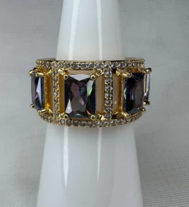 Bomb Party June Ring Size 6 - RG18793 "Say it's Fate" on Gold Plating - Picture 1 of 4