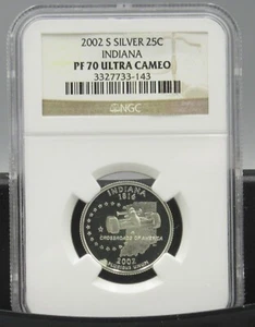 2002 S Indiana Silver NGC PF 70 UCAM - Picture 1 of 1