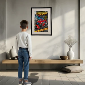 Framed  Marvel Comics Cover Spiderman Spider or Man? 100th Anniversary Issue 100 - Picture 1 of 10