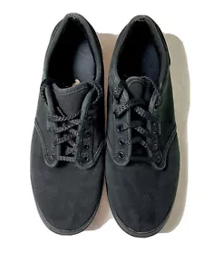 VANS OFF THE WALL ALL BLACK WOMEN’S SIZE 8 - Picture 1 of 4