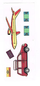 CREATIVE MEMORIES TRAVEL #1 STICKER STRIP BN & NLA - Picture 1 of 1