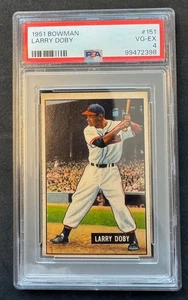 1951 Bowman Larry Doby # 151 PSA VG-EX 4 - Picture 1 of 2
