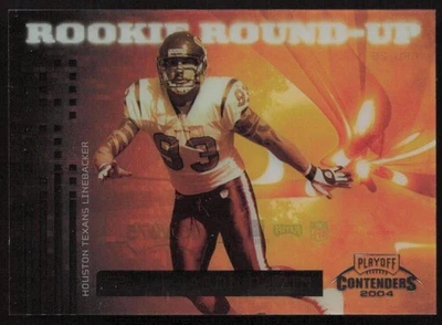 2004 Playoff Contenders Rookie Round Up #/375 Jason Babin #RRU-25 Texans - Imagem 1 de 2