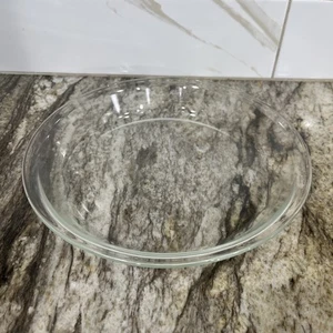 Vintage Pyrex Klarglas 9" Kuchenplatte Pfanne Schale 209 Außenkante 9 7/8 x 1 1/2🇺🇸 - Bild 1 von 24