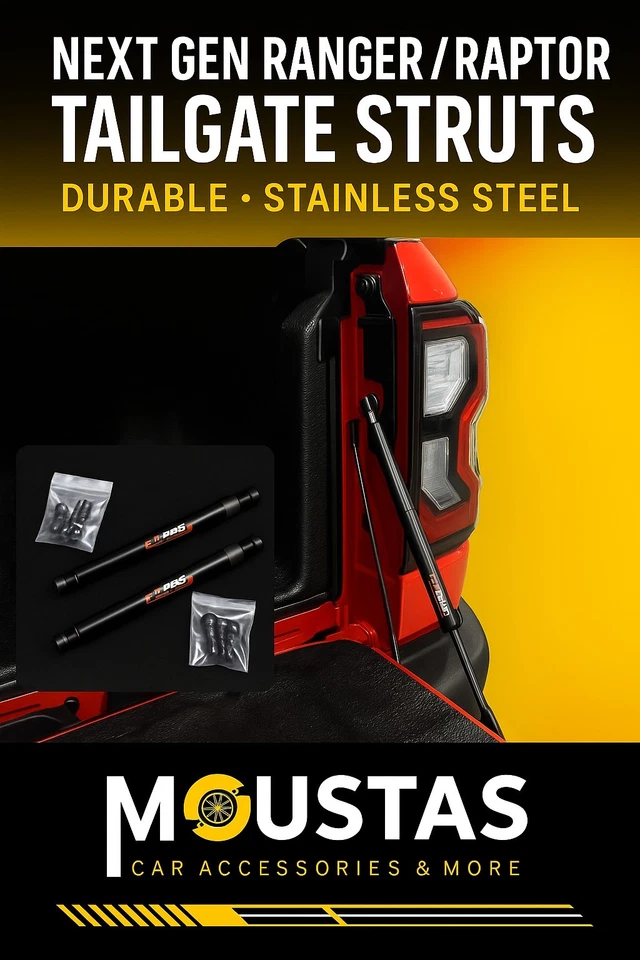 NEXT gen Ford Ranger dual tail gate struts - image 1 of 4