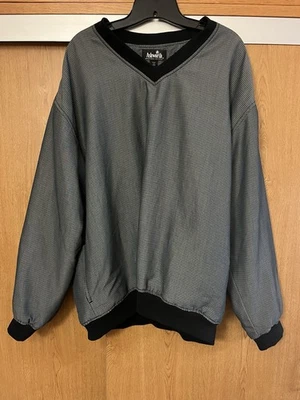 Pullover Ashworth Weather Systems negro golf resistencia a la lluvia talla grande para hombre Foto 1 de 3