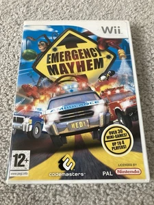 Emergency Mayhem (Nintendo Wii, 2007) With Manual Over 30 Mini Games - Picture 1 of 5