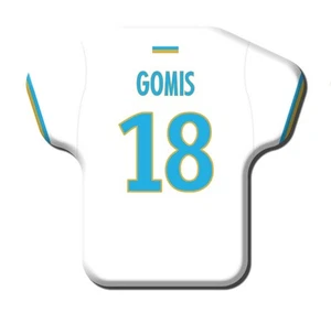 Calamita Simile a T-Shirt Calcio Stagione 2016/2017 Marseille 18 Bafetimbi Gomis - Picture 1 of 9