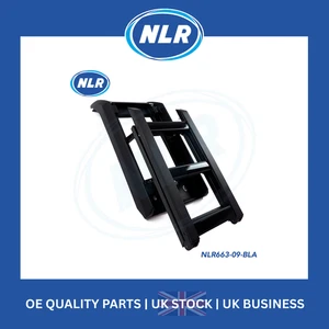 Aftermarket Folding Side Ladder For Land Rover Defender 2020+ L663 - Black - Picture 1 of 2