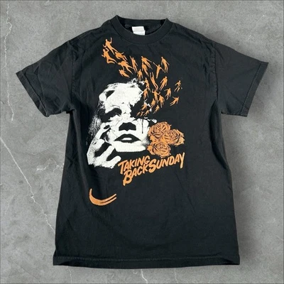 Vintage Taking Back Sunday Shirt Mens Small Black Y2K 2000s Emo Pop Punk Women - Image 1 of 4