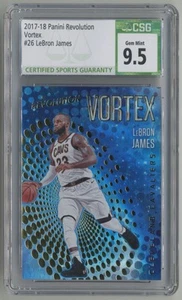 LeBron James 2017-18 Panini Revolution Vortex #26 Cleveland - CSG 9.5 GEM MINT - Picture 1 of 2