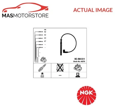 IGNITION CABLE SET LEADS KIT NGK 44278 P FOR NISSAN KUBISTAR 1.2 16V 1.2L 55KW - Image 1 of 4